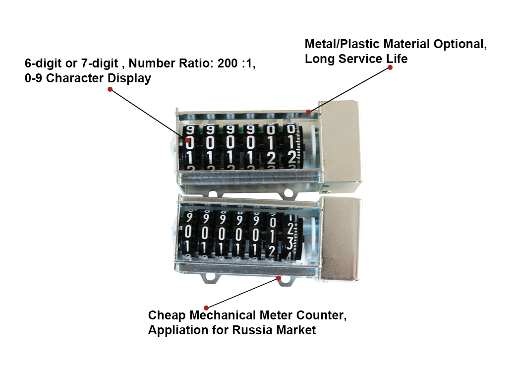 800BC07M 7 Digit Length Counter Pulse Counter Meter Counter Digital