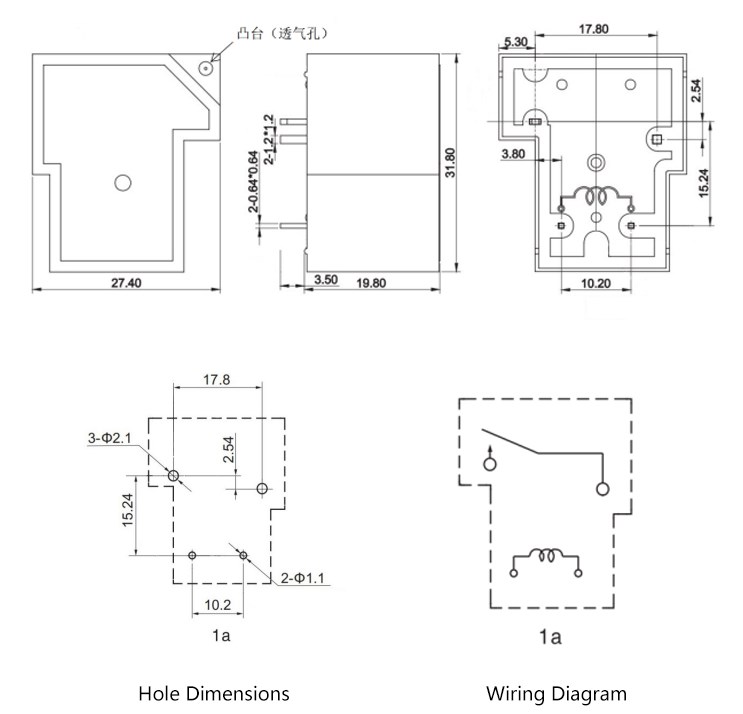 IM-SP401A Anti-suge 6kV 40A 277VAC 1A 12VDC Monostable PCB Power SPST Relay for AC Charger Station