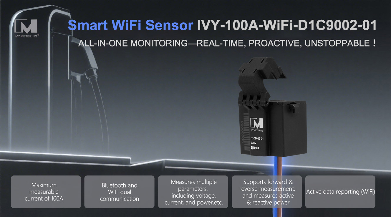 D1C9002-01 Remote Electricity Monitoring Smart Wifi Power Sensor 100A Clamp CT