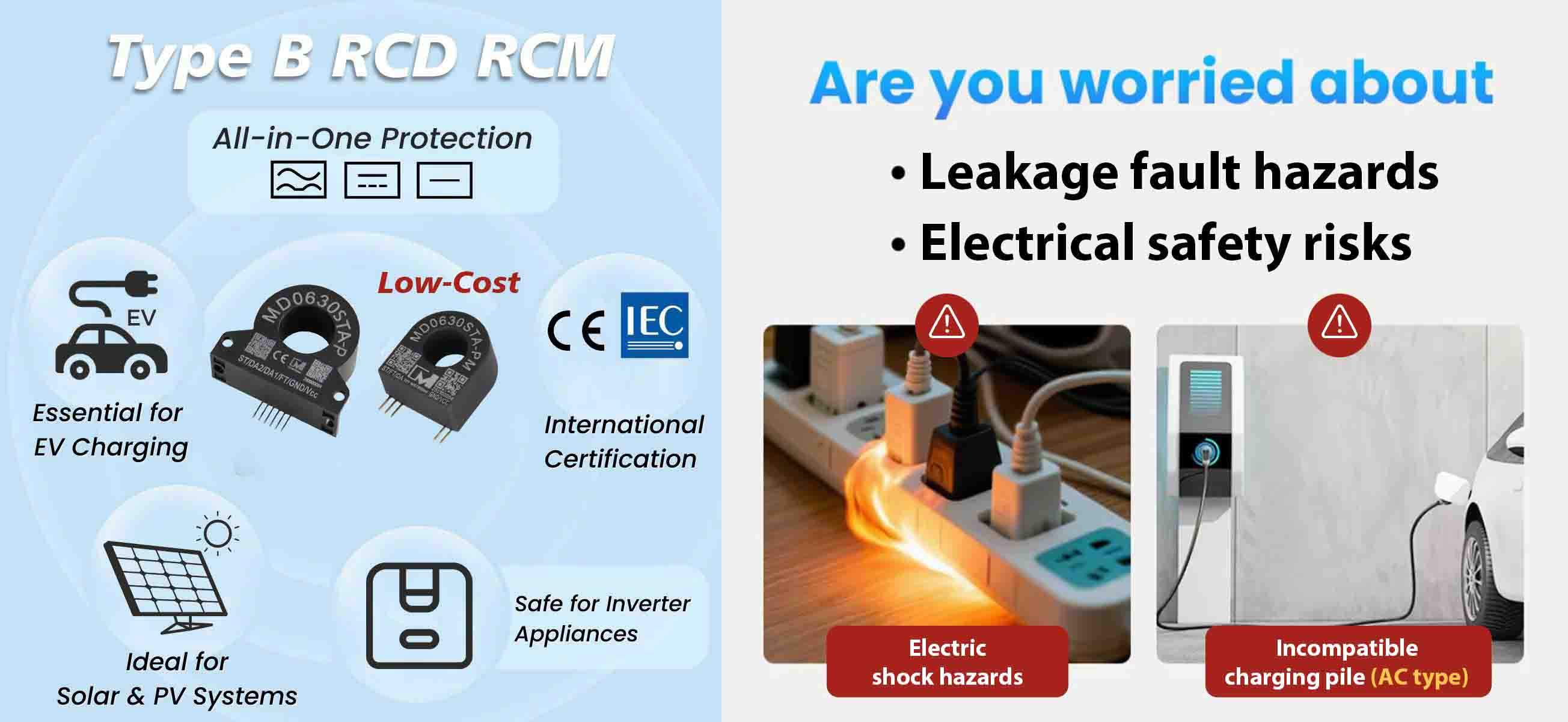 MD0630STA-PM RCD: Type B Quality, Type A Price!