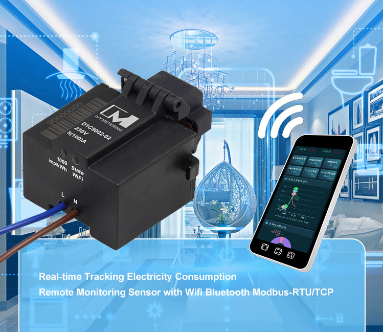 Industrial IOT Wifi Lorawan Current Sensor Wireless Split Core CT for Energy Monitoring