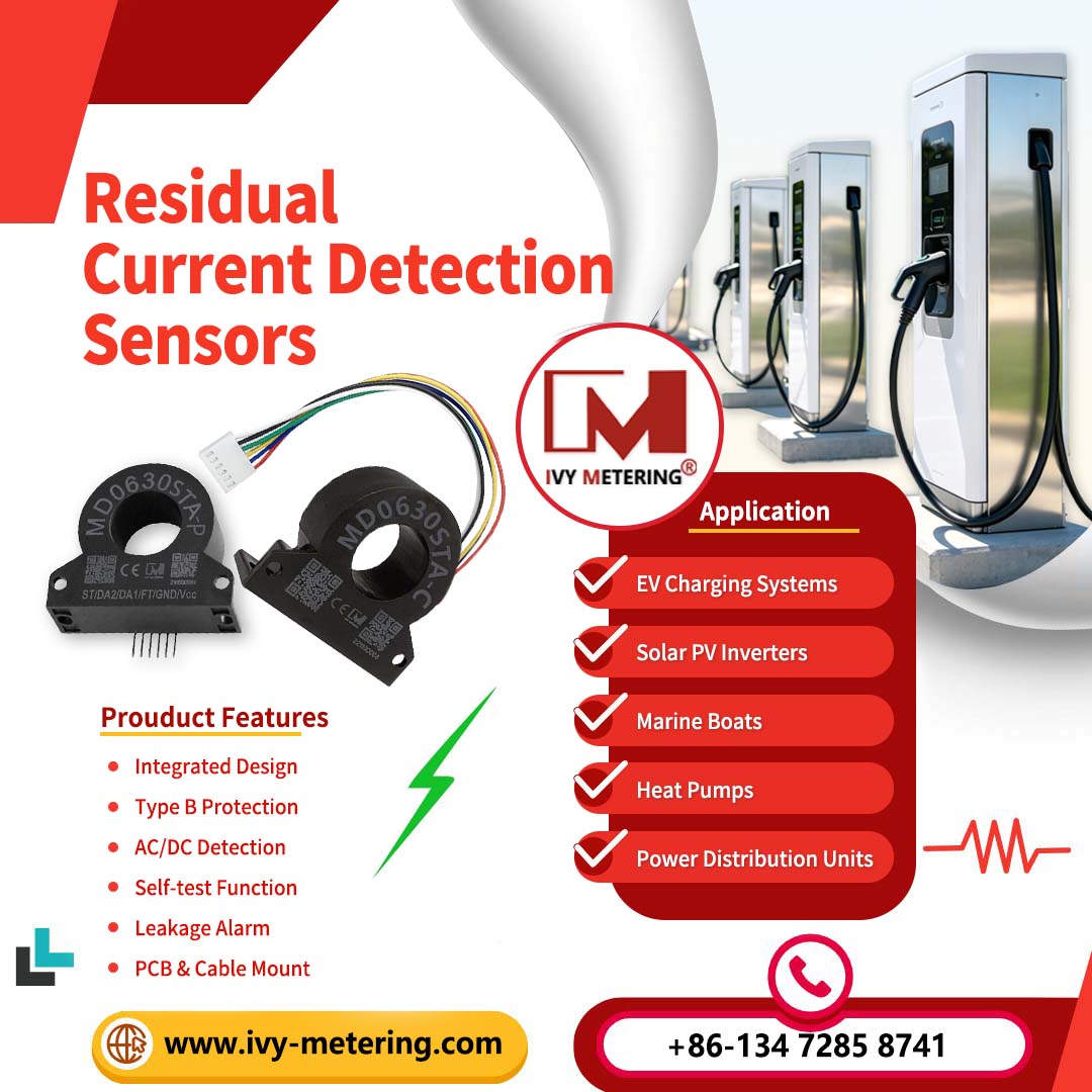 MD0630STA-C Cost-effective RCD Solution AC DC Residual Current Monitoring RCM Module for EV Charge Points MD0630STA-C Cost-effective RCD Solution AC DC Residual Current Monitoring RCM Module for EV Charge Points
