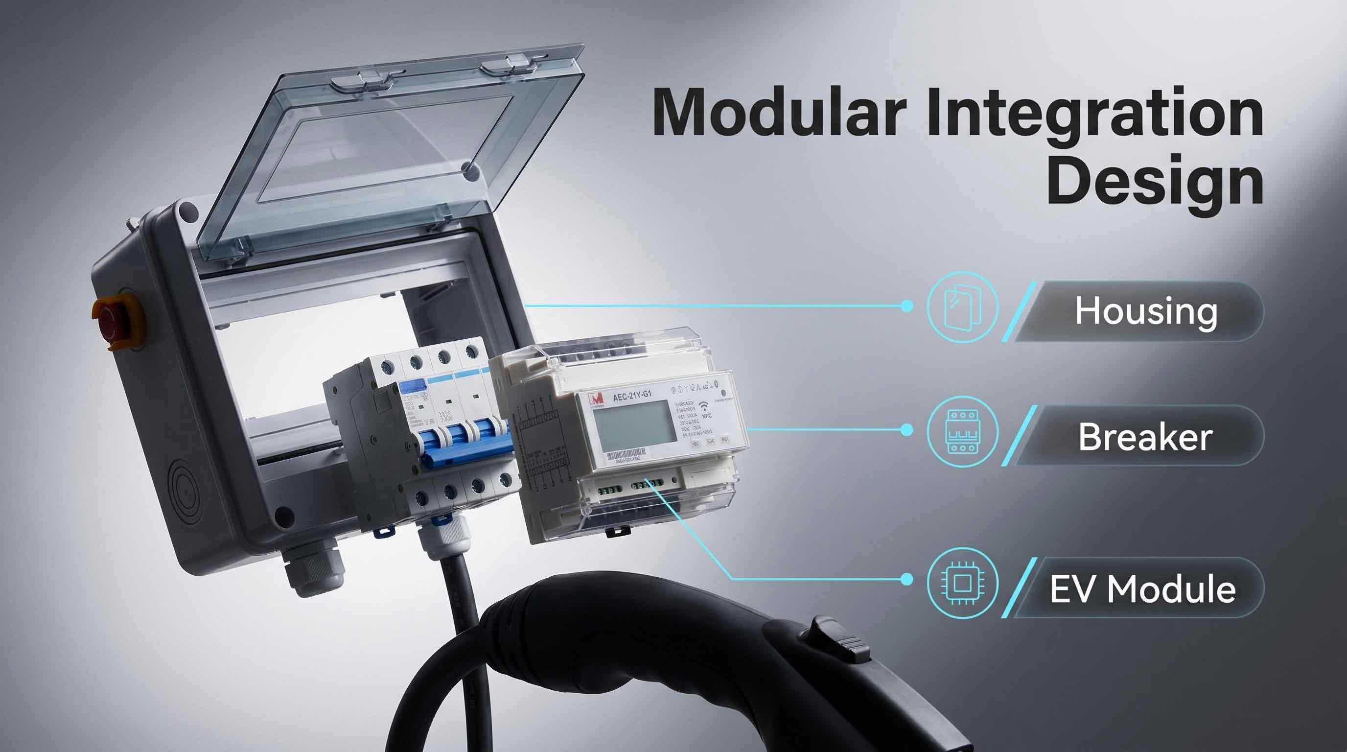 Invisible EV Charger MID-certified Metering EVSE Module with RS485/WiFi/Ethernet Invisible EV Charger MID-certified Metering EVSE Module with RS485/WiFi/Ethernet