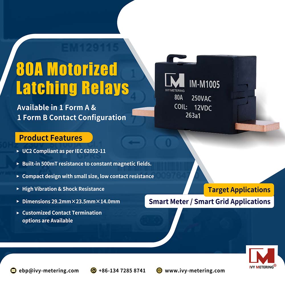 IM-M1005 Anti-magnetic Field 500mT 80A 1Phase Motor Type Disconnect Switch Bistable Latching Relay