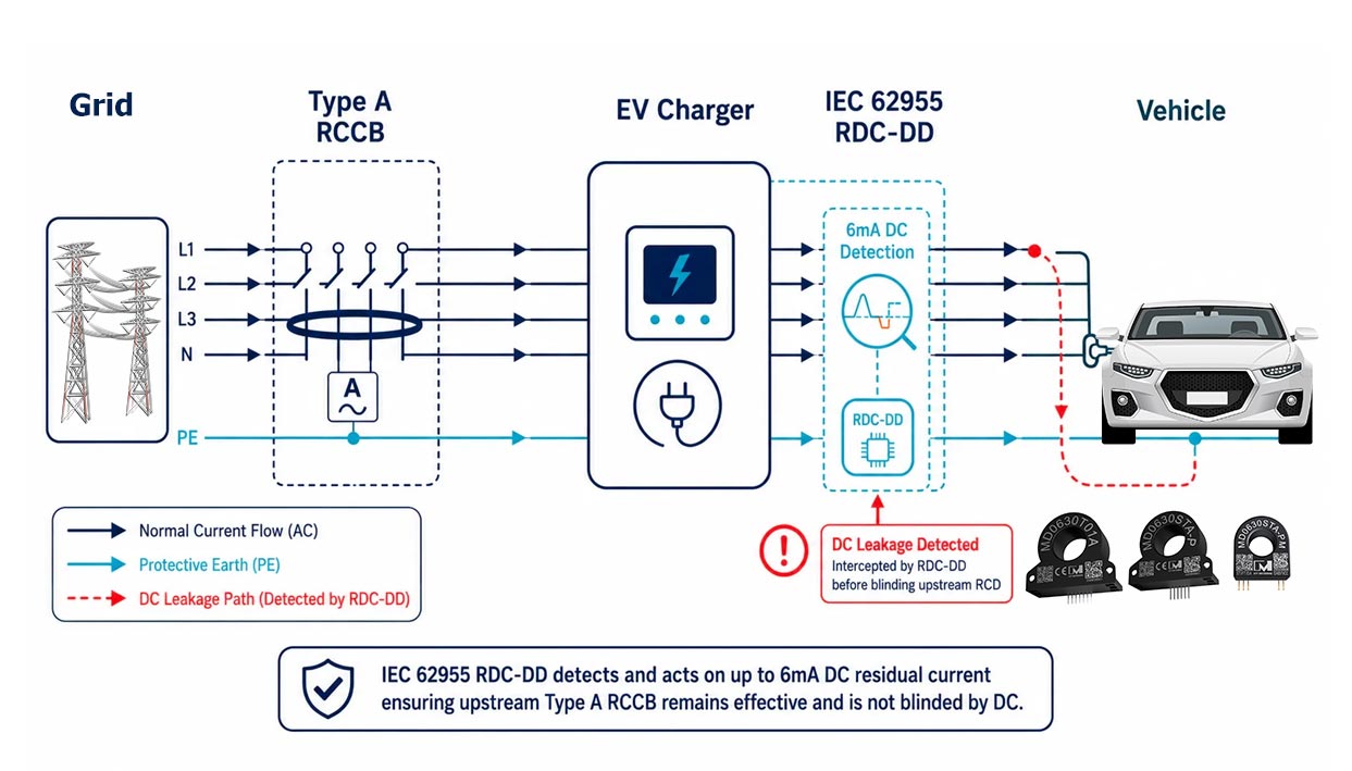What type of RCD should I choose in the EV Charger What type of RCD should I choose in the EV Charger