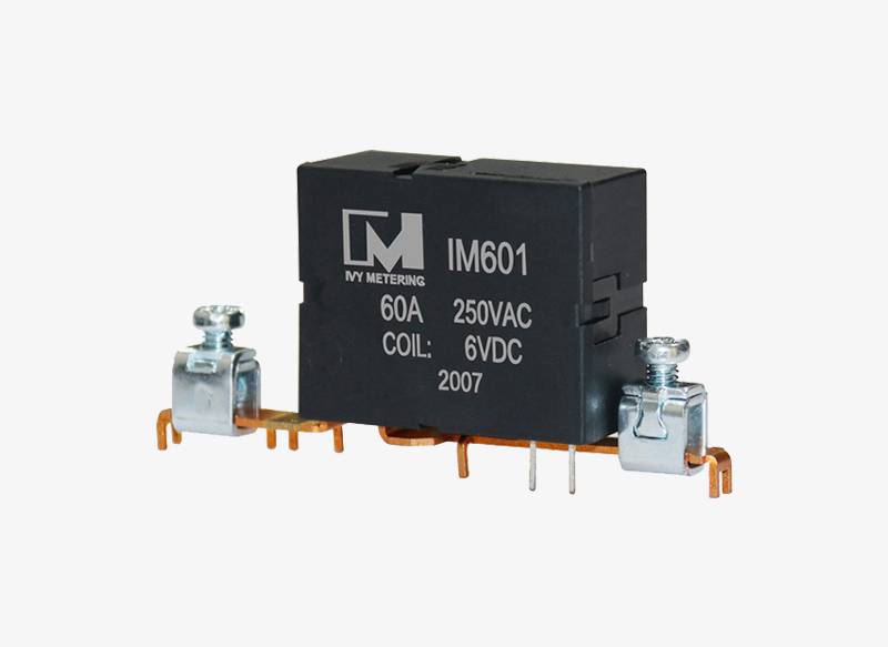 IM601 IEC61810-1 60A 230VAC 250V Open Contacts Magnetic Latching Electromagneic Relay for EV Charger