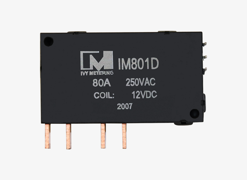 IM801D 80A Coil 12VDC 28VDC Magnetic Switch Dual Phase Latching Relay with PCB Design