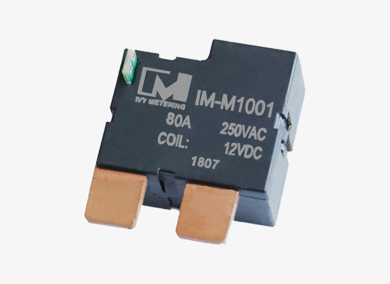 IM-M1001 Anti-magnetic 80A 250VAC 12VDC Miniature Motorized Latching Relays for EV Charger