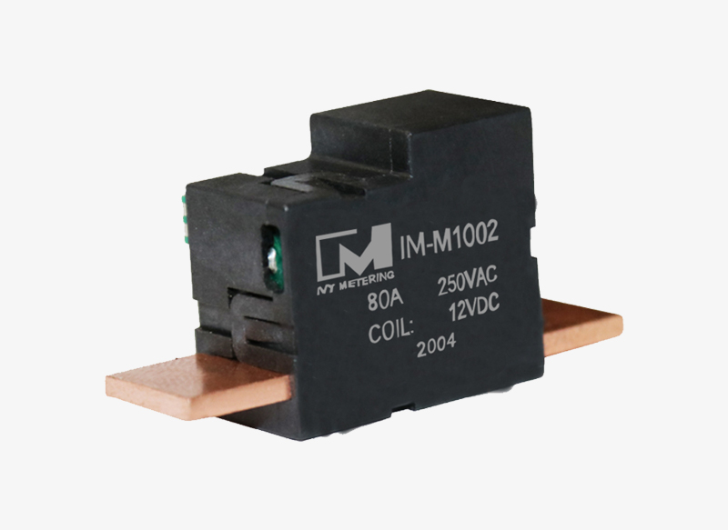 IM-M1002 Mini Size Meter Parts 80A 250VAC 12V Coil Motorized Latching Relay with 500mT Anti-magnetic Field