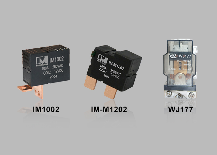 Magnetic latching relays and non-magnetic latching relays