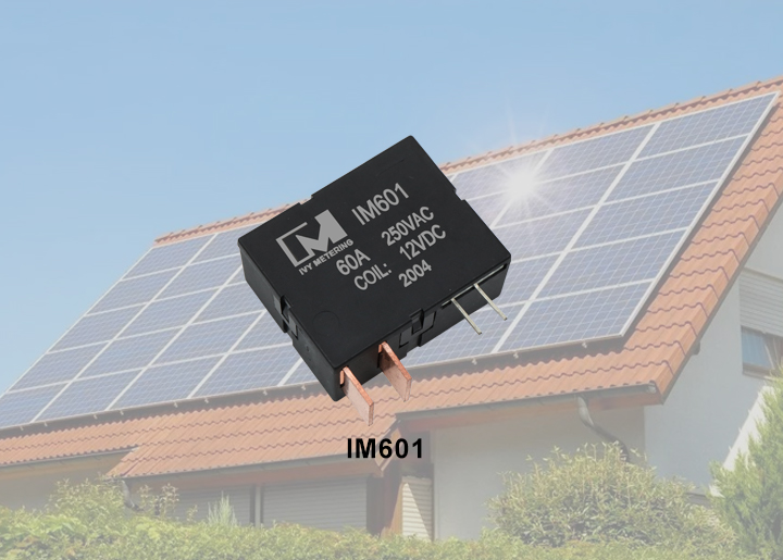 The relationship between solar panel and magnetic latching relay