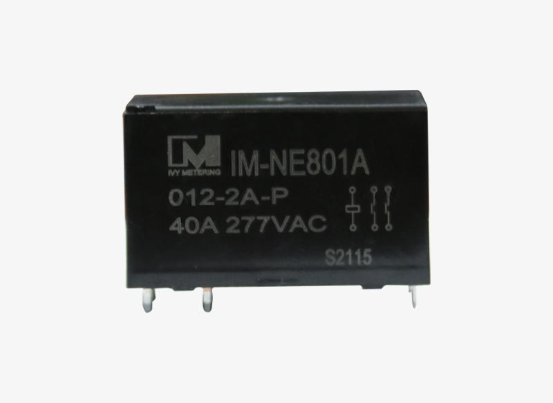 IM-NE801 Class F Insulation Standard 40A 277VAC 12V Coil DPST 2 Pole Miniature Power EV Relay