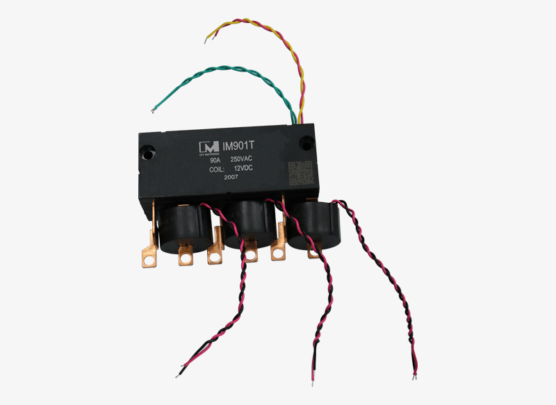 IM901T TUV Smart Meter On-Off Switch 90A 250VAC Coil 12VDC 3 Phase Power Latching Relay with CT