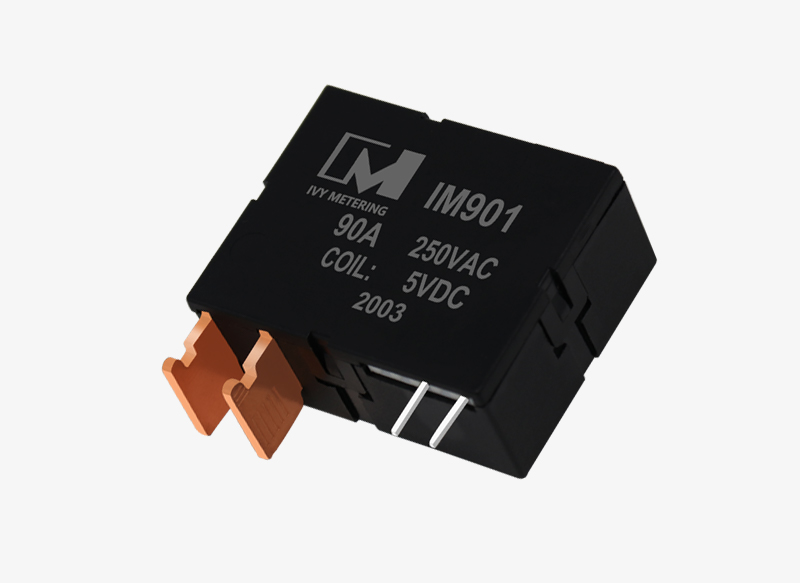 IM901 Electronic Component 90A 250VAC Single 1 Form A 2 Coil Latching Relay for EV Charger System