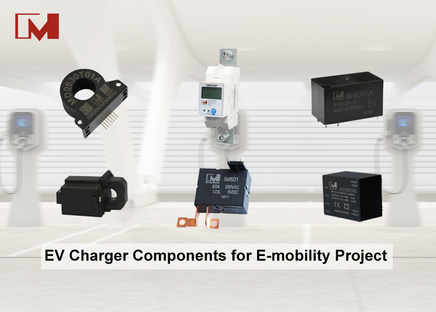EV Charger Components Used in EVSE Device
