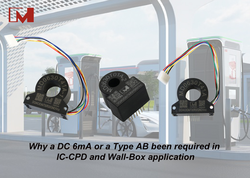 Type A and B RCD Leakage Detection Device for IC-CPD and Wall-Box applications