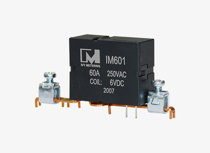 IM601 IEC62955 60A 250VAC 12VDC Single Pole Magnetic Latching Electromagneic Relay for EV Charger