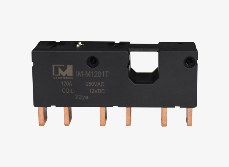 IM-M1201T UC3 IEC62052-11 120A 250VAC 12V Magnetic Immunity 400mT 500mT 3 Phase Motor Latching Relay