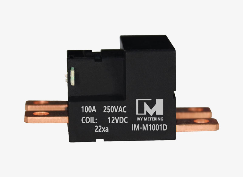 IM-M1001D 80A 250VAC Magnetic Immune 500mT 12V Coil Miniature Latching Type Two Pole Motor Relay