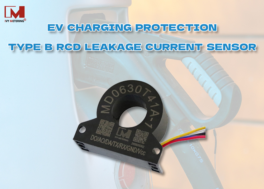EV Charging Protection Type B RCD Leakage Current Sensor