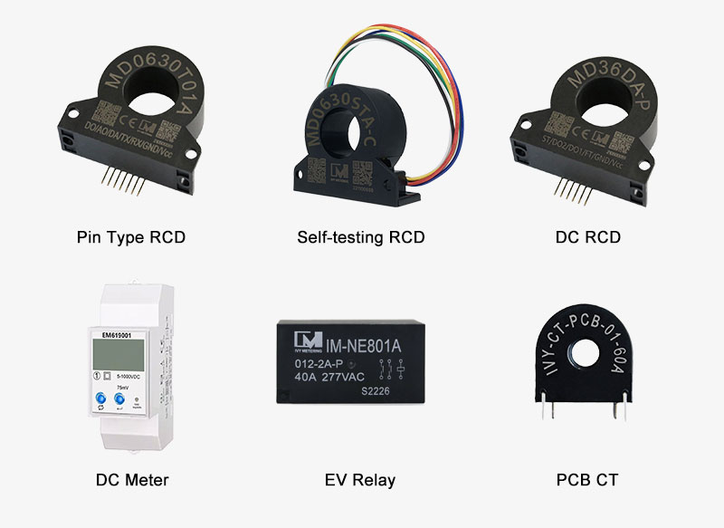 EVSE Solution RCD Relay Current Sensor PCBA EV Charging Components