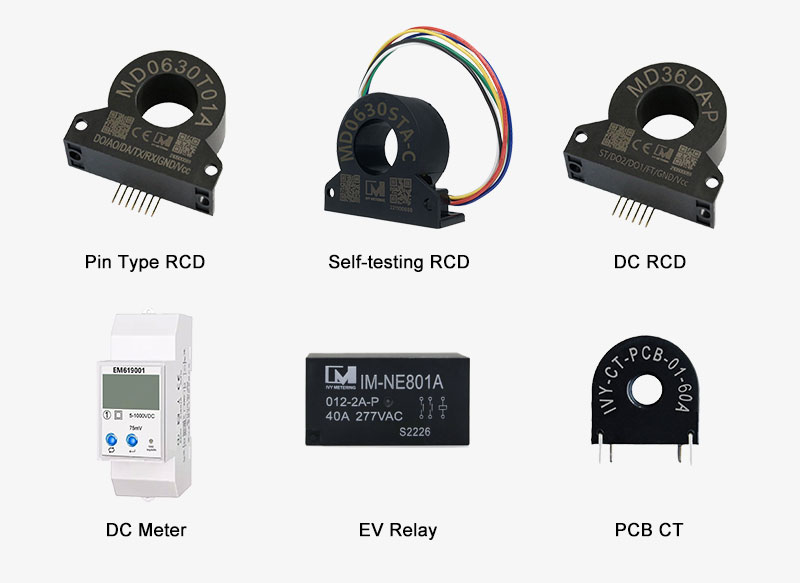 EVSE Solution RCD Sensor Relay PCB CT PCBA EV Charging Components