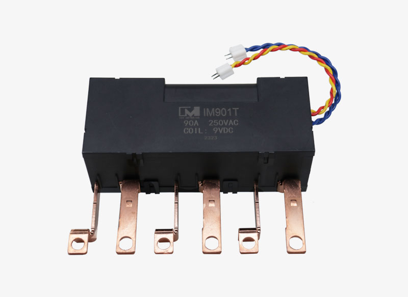IM901T TUV Smart Meter On-Off Switch 90A 250VAC Coil 12VDC 3 Phase Power Latching Relay with CT
