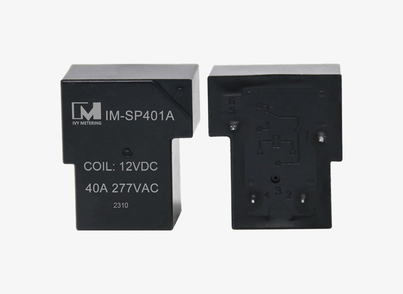 IM-SP401A IEC60947-1 40A 230VAC Coil 12V SPST-NO Micro PCB Mount Monostable Relay for 1PH AC Charger