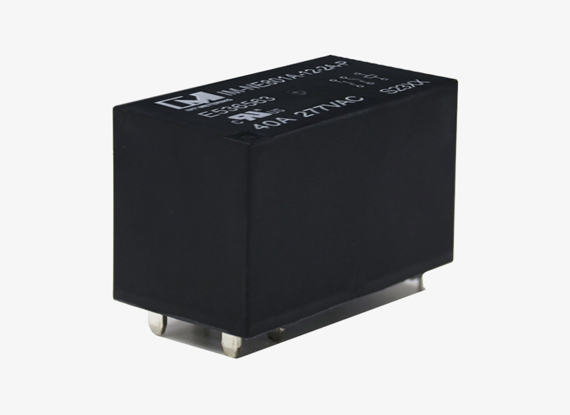 IM-NE801A IEC61810-1 40A 277VAC Coil 12VDC 2 Pole DPST-NO PCB Power Relay for 1PH 32A AC Charger