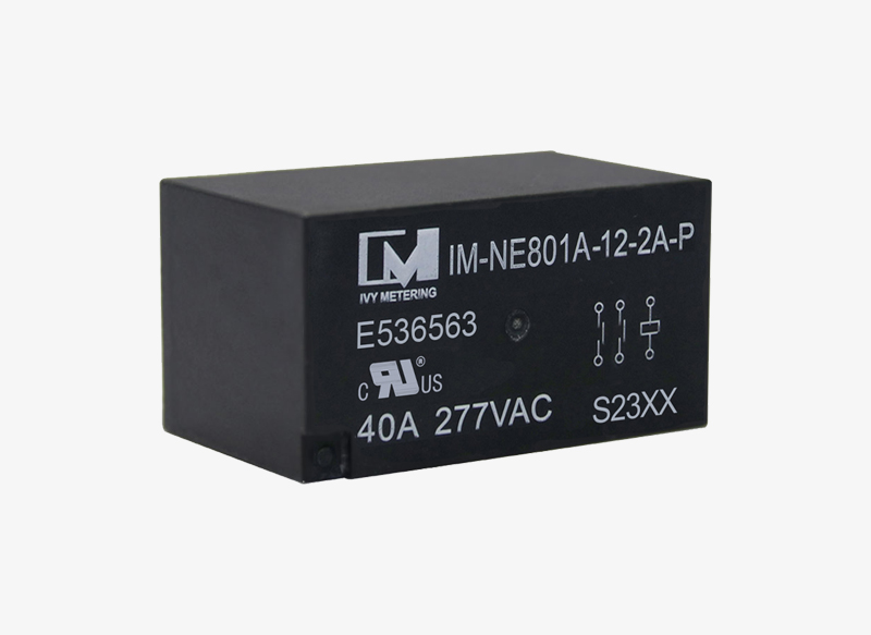 IM-NE801A 40A 277VAC Coil 12VDC 2NO Double Pole Non Latching PCB High Power Relay for EV Charger