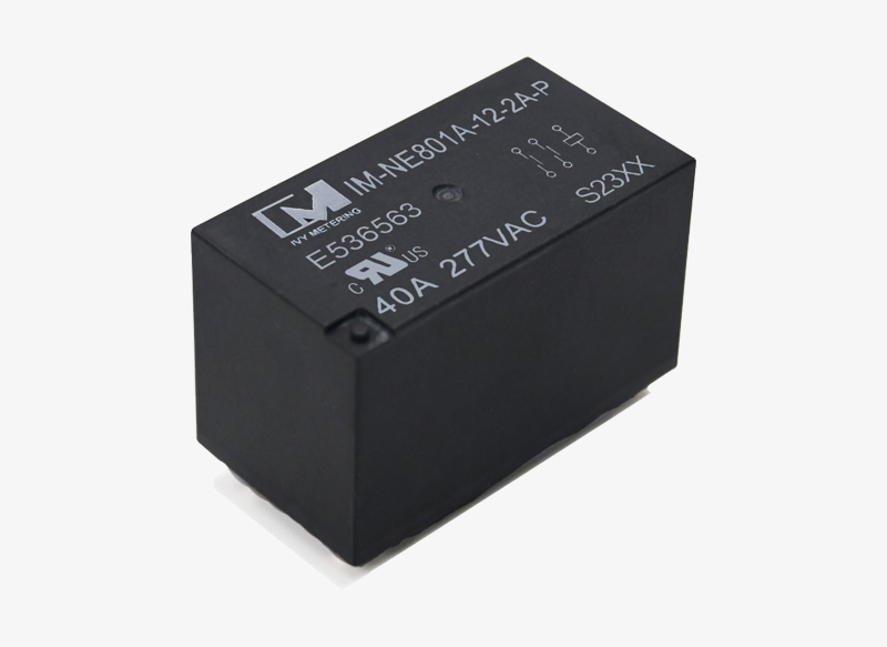IM-NE801A UL 40A 277VAC Coil 12VDC 2 Form A General Purpose Power Relay for Industrial Automation