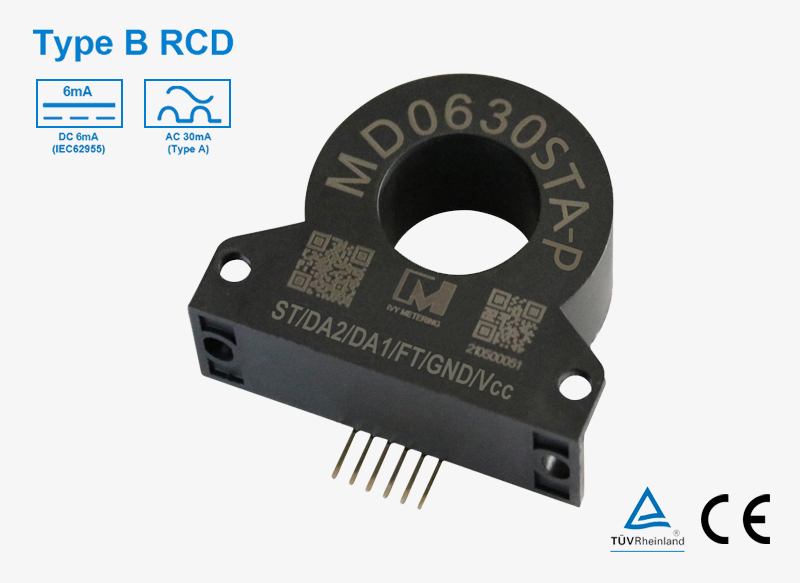 MD0630STA-P Internal RCD Type B Current Protector DC 6mA Leak Sensor Fault Monitoring Module