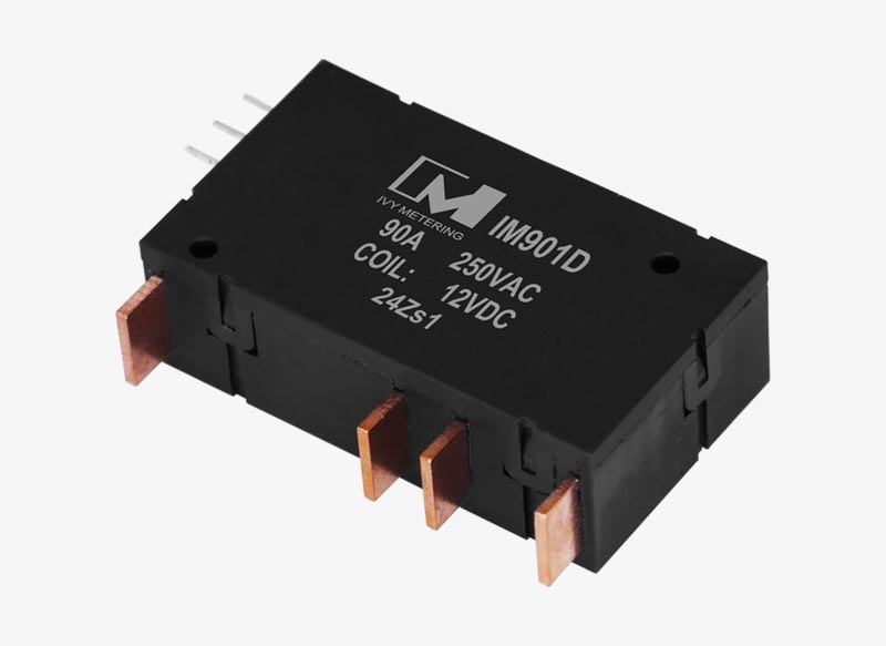 India BIS Standard Smart Meter On Off 90A Latching Relays with Single/Two/Three Phase