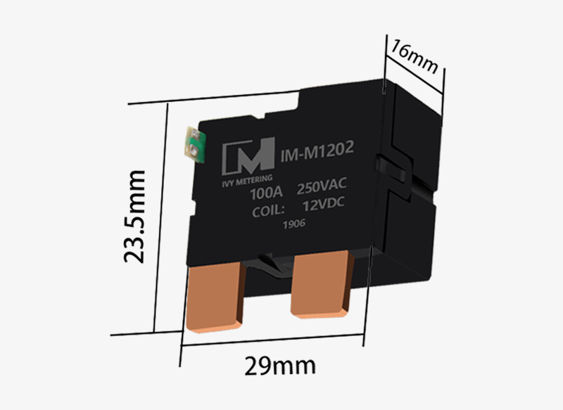 100A Latching Relay Motor Driven Inside 1/3 Phase Lorawan Meter for Residential Load Control
