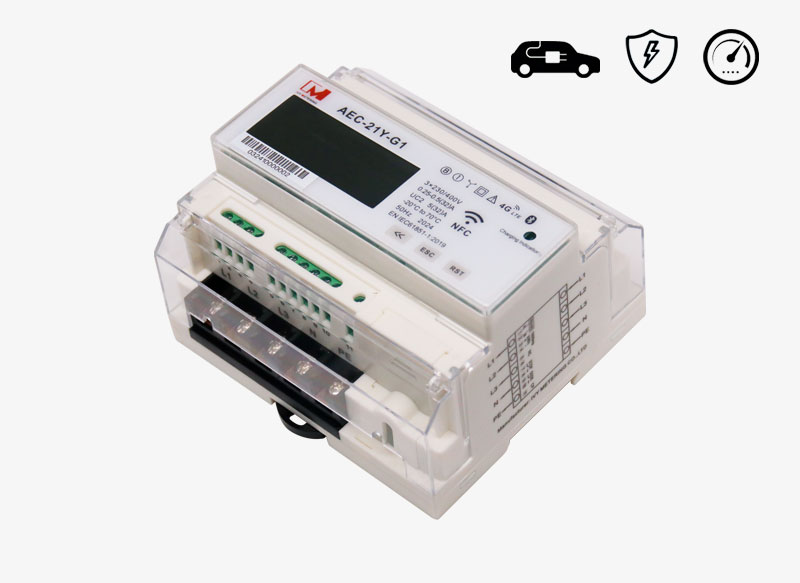 Smart EVSE Charge Controller Control Unit Monitoring Module with MID Meter/RCMU/4G