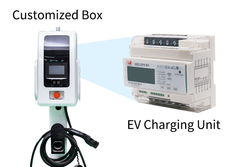 Invisible EV Charger 22kW 3 Phase 32A Type 2 AC Charging Station