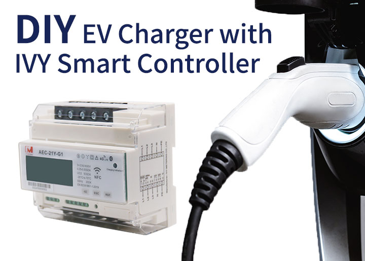 3phase 32A AC EV Charger Unit Smart Meter Charging Controller with RCD Protection