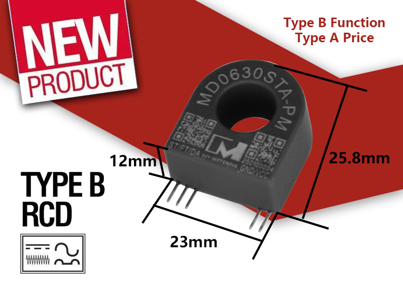 MD0630STA-PM RCD: Type B Quality, Type A Price!