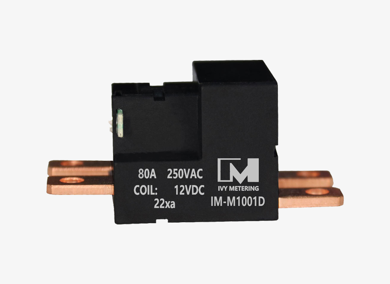 IM-M1001D 80A 250VAC Magnetic Immune 500mT 12V Coil Miniature Latching Type Two Pole Motor Relay