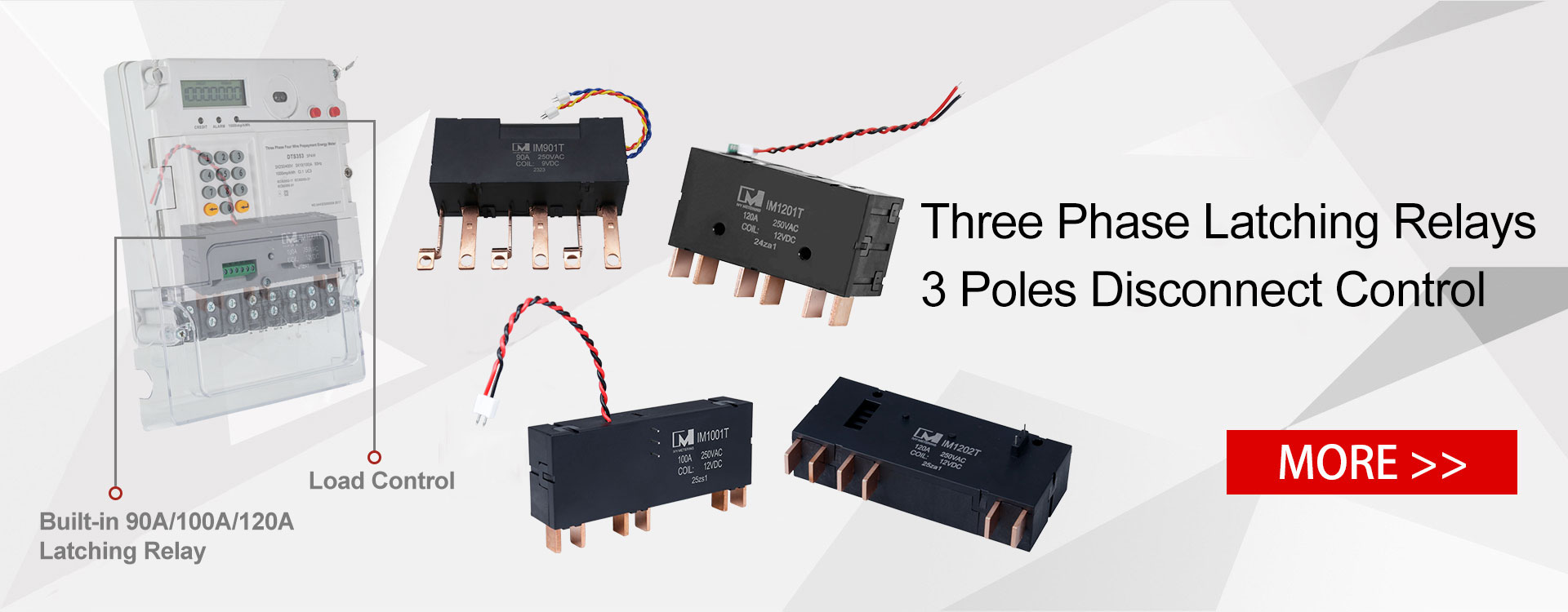 Three Phase Latching Relays