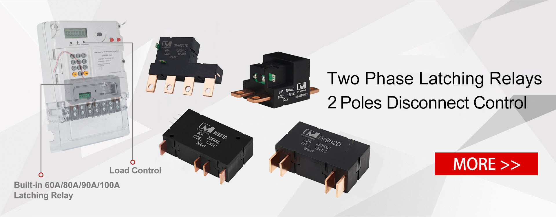 Two Phase Latching Relays