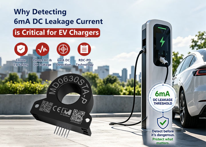 How DC Leakage Current Detection Works in EV Charger?